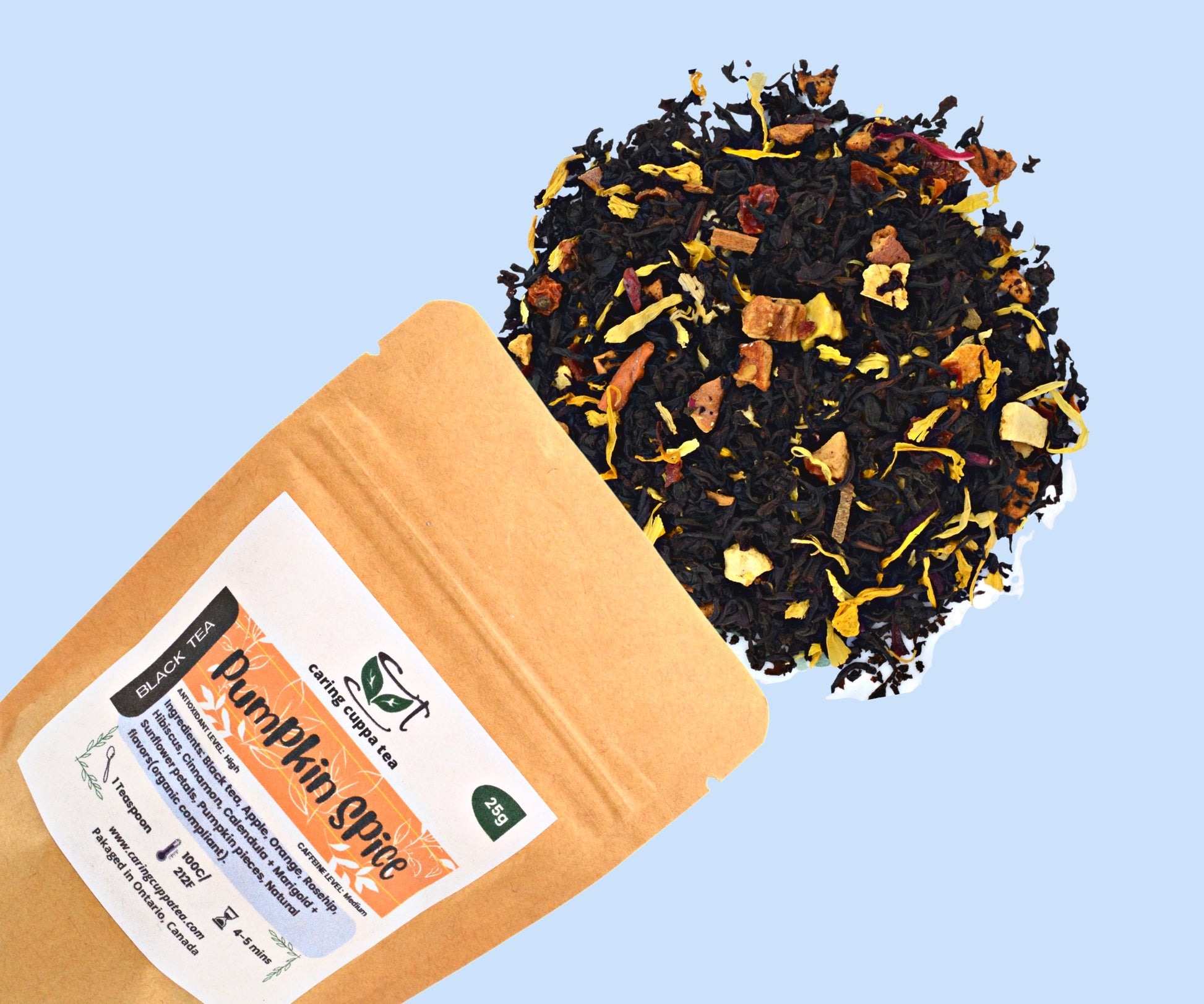 Pumpkin Spice Black Tea Caring Cuppa Tea