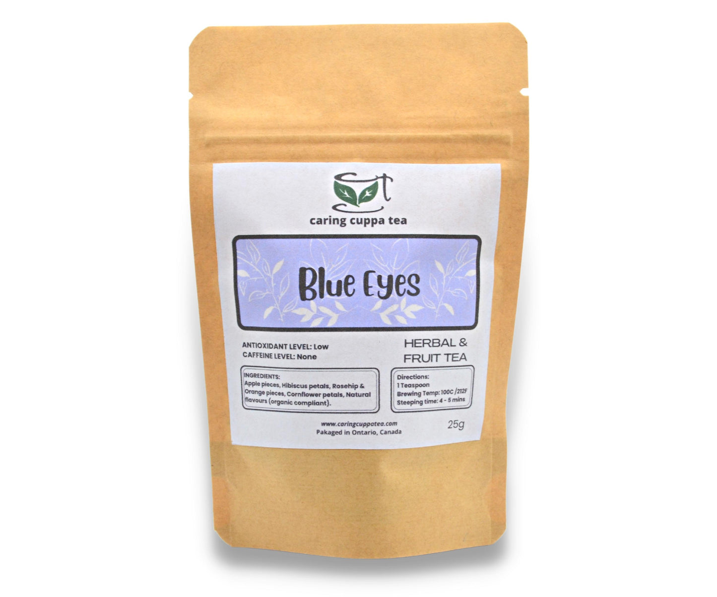 Blue Eyes Tea Caring Cuppa Tea