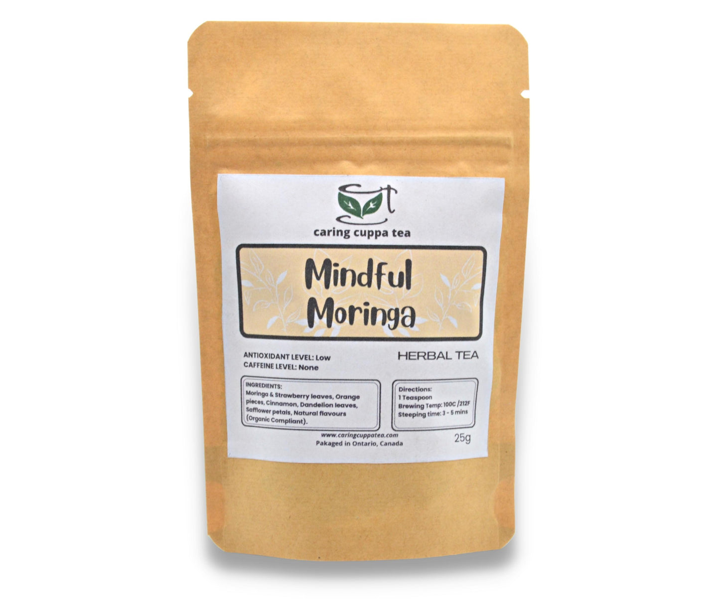 Mindful Moringa Tea (Restorative) Caring Cuppa Tea