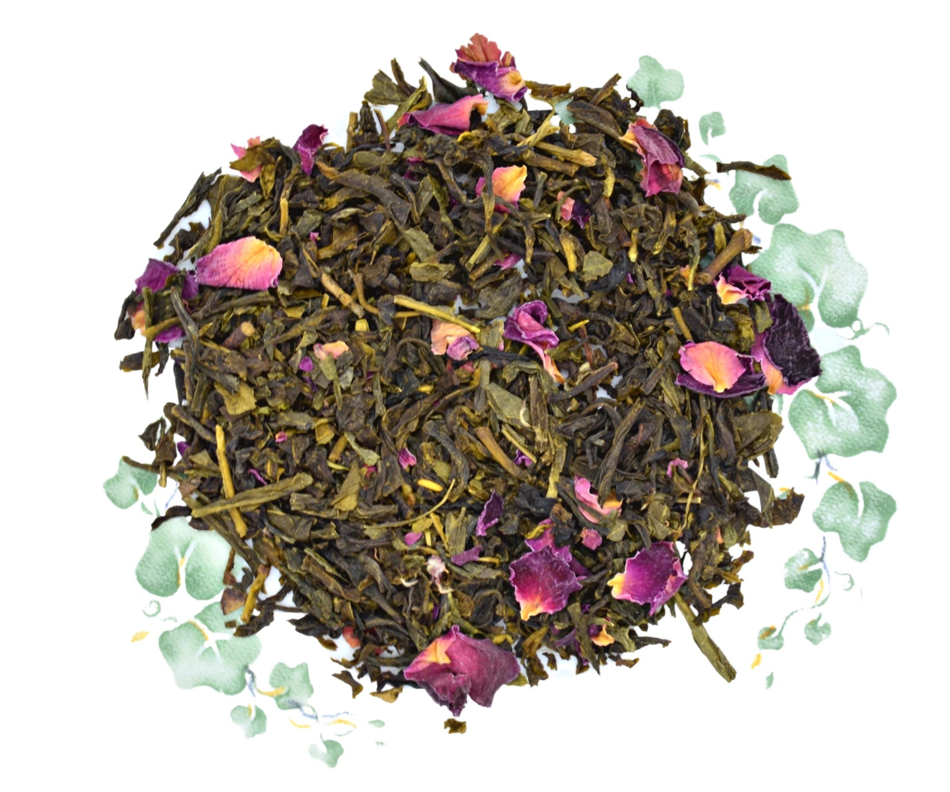 Sencha Kyoto Cherry Rose Tea Caring Cuppa Tea